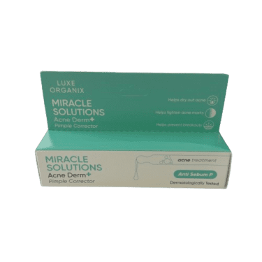 Luxe Organix Miracle Solutions Acne Derm+Pimple Corrector, anti sebum P | Filipino Beauty Products NZ