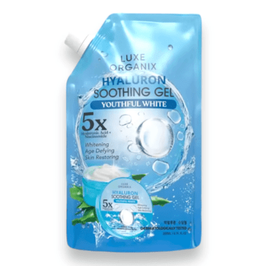 Luxe Organix Hyaluron Soothing Gel youthful white with 5x hyaluronic acid+niacinamide for whitening, age defying & skin restoring | Shop Filipino Beauty Brands NZ