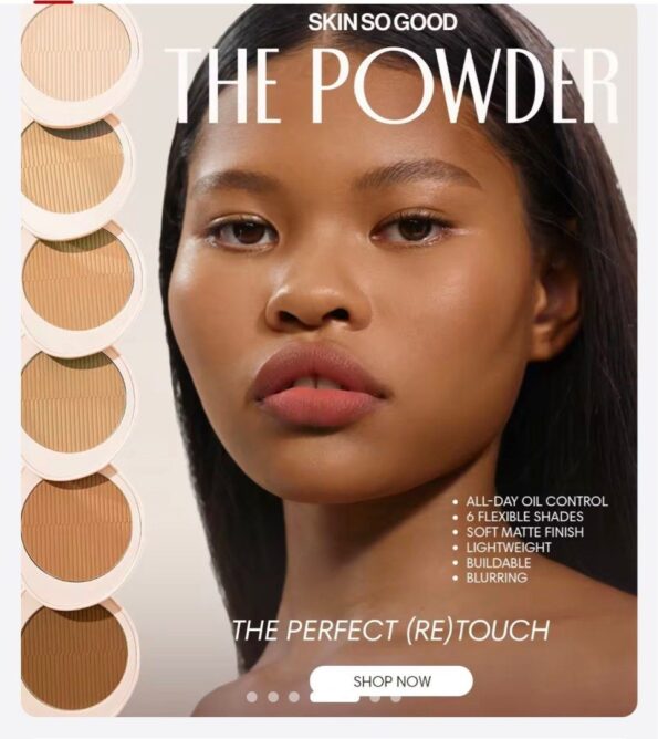 Result of Sunnies Face Skin So Good The Powder with 6 shades Almond, Cacao, Cassava, Flax, Sesame & Shroom | Filipino Beauty Products NZ, Korean Beauty Products NZ