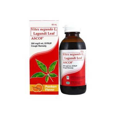 ASCOF Lagundi Leaf Syrup 120ml | Filipino Beauty Products NZ, Shop Filipino Beauty Brands NZ, Filipino Skin Care Shop Nz