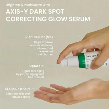 AXIS-Y Dark Spot Correcting Glow Serum Ingredients | Korean Beauty Products NZ