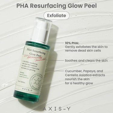 Benefits - AXIS-Y PHA Resurfacing Glow Peel | Korean Beauty Products NZ