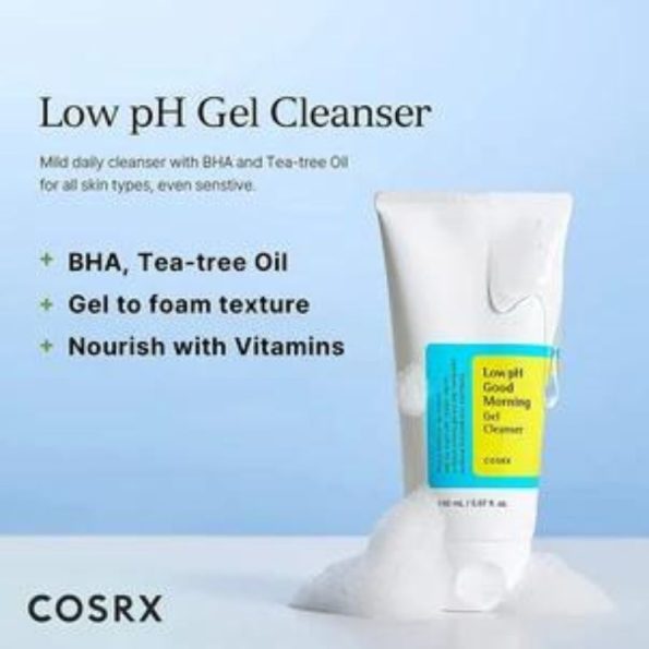 COSRX Low pH Good Morning Gel Cleanser | Korean Beauty Products NZ