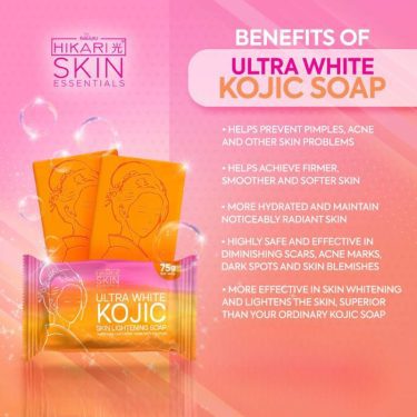 HIKARI SKIN Ultra White Kojic Soap Benefits | Filipino Beauty Products NZ, Shop Filipino Beauty Brands NZ, Filipino Skin Care Shop Nz