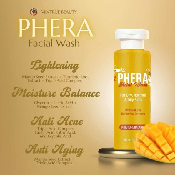 Mixtrue Beauty PHERA Herbal Facial Wash Benefits | Filipino Beauty Products NZ, Shop Filipino Beauty Brands NZ, Filipino Skin Care Shop Nz