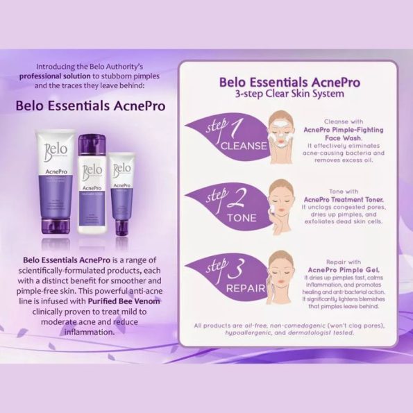 Belo AnePro Pimple Control System Pack-3steps, cleanse, tone & repair | Filipino Beauty Products NZ, Shop Filipino Beauty Brands NZ, Filipino Skin Care Shop Nz