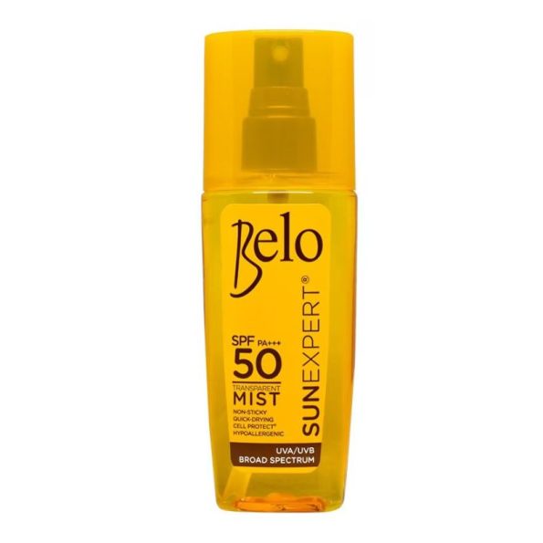 Belo SunExpert Transparent Mist SPF50, non-sticky, quick drying, cell protect & hypoallergenic with UVA/UVB broad spectrum 100ml | Filipino Beauty Products NZ, Shop Filipino Beauty Brands NZ, Filipino Skin Care Shop Nz