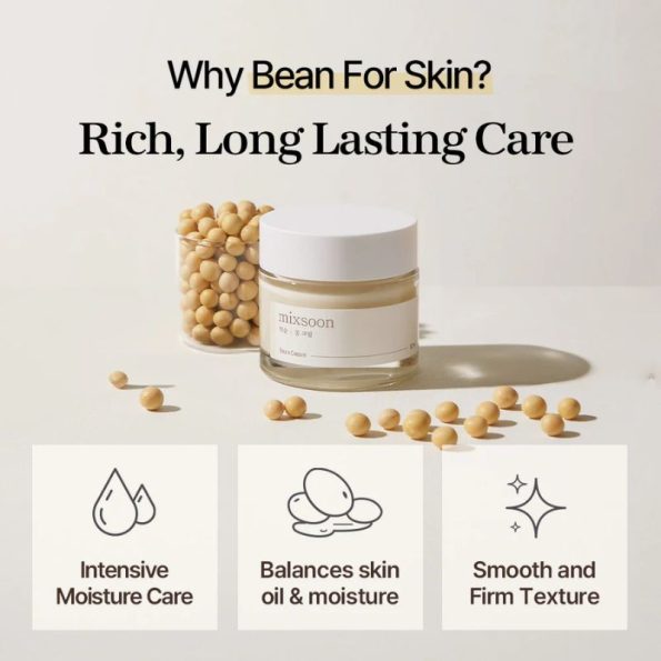 Benefits-mixsoon Bean Cream | Korean Beauty Products NZ