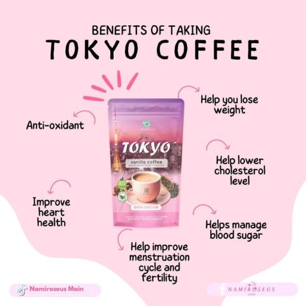 Benefits of Namiroseus Tokyo Vanilla Coffee | Filipino Beauty Products NZ, Shop Filipino Beauty Brands NZ, Filipino Skin Care Shop Nz