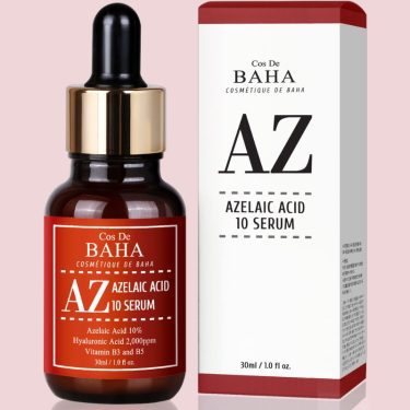 Cos De BAHA AZ Azelaic Acid 10 Serum with Azelaic Acid, Hyaluronic Acid & Vitamin B3 & B5 | Korean Beauty Products NZ