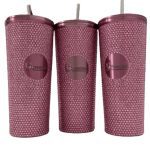 Geessentials Signature Stainless Steel Tumbler with Rhinestone Bling