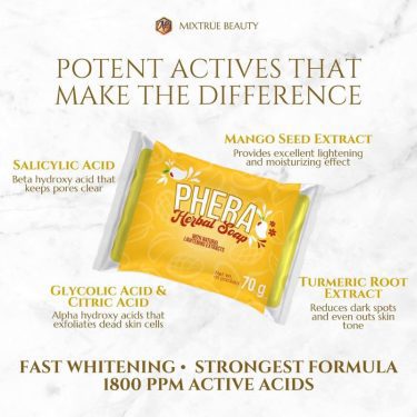 Ingredients-Mixtrue Beauty PHERA Herbal Soap | Filipino Beauty Products NZ, Shop Filipino Beauty Brands NZ, Filipino Skin Care Shop Nz