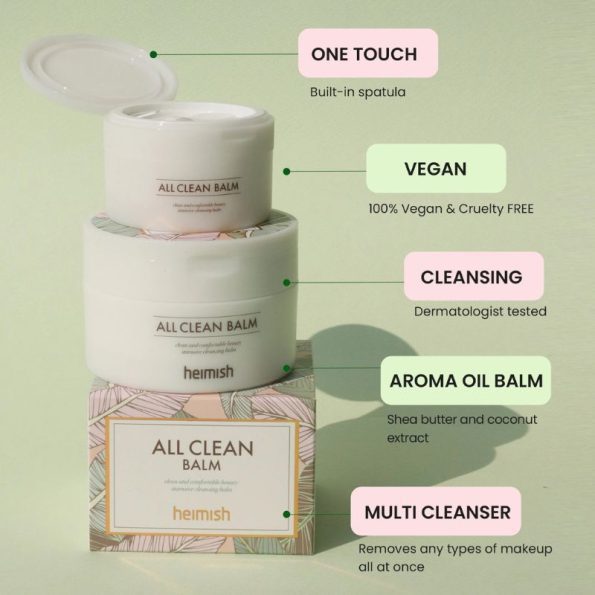 Ingredients-heimish All Clean Balm Korean Beauty Products NZ