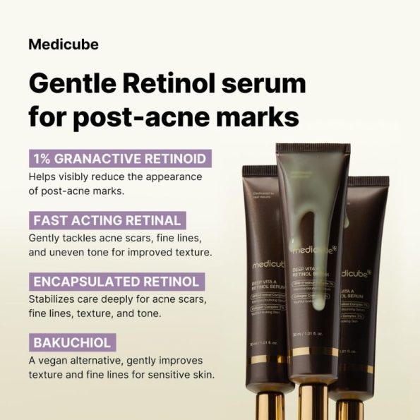 Ingredients-medicube Deep Vita A Retinol Serum | Korean Beauty Products NZ