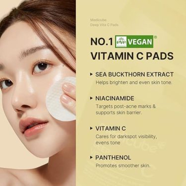 Ingredients-medicube Deep Vita C Pad | Korean Beauty Products NZ