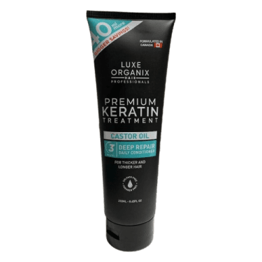 Luxe Organix Premium Keratin Treatment + Castor Oil Deep repair daily conditioner for thicker & longer hair 250ml | Filipino Beauty Products NZ, Shop Filipino Beauty Brands NZ, Filipino Skin Care Shop Nz