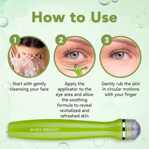 Use-Baby Bright ALOE VERA & FRESH COLLAGEN Eye Roller Serum | Thai Beauty Products NZ