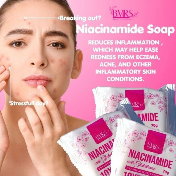 BMRS Beauty Essentials Niacinamide with Glutathione Soap - Benefits | Filipino Beauty Products NZ, Shop Filipino Beauty Brands NZ, Filipino Skin Care Shop Nz