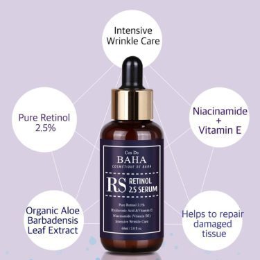 Ingredients-Cos De BAHA Retinol 2.5 Serum | Korean Beauty Products NZ