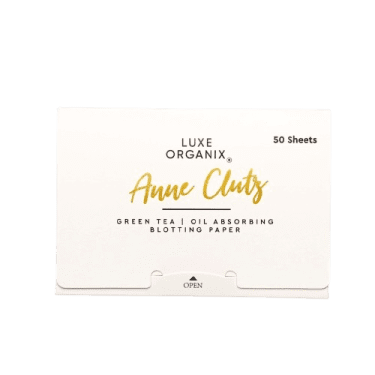 Luxe Organix Anne Clutz Green Tea Oil Absorbing Blotting Paper Refill with 50sheets | Filipino Beauty Products NZ, Shop Filipino Beauty Brands NZ, Filipino Skin Care Shop Nz