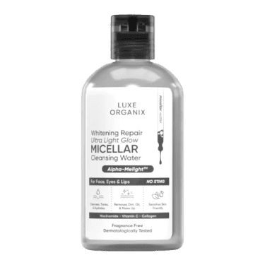 Luxe Organix Whitening Repair Ultra Light glow Micellar Cleansing Water for face, eyes & lips 300ml | Filipino Beauty Products NZ, Shop Filipino Beauty Brands NZ, Filipino Skin Care Shop Nz