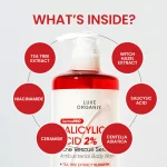 Luxe Organix Salicylic Acid 2% Acne rescue Serum Body Wash